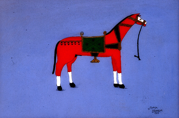 Cheval rouge